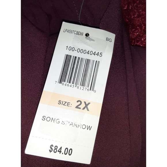 Gibson Latimer Song Sparrow Pull-On Jogger Pants - Maroon - Picture 15 of 16